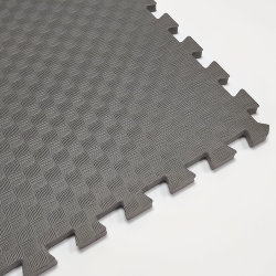 Мягкий пол, коврики-пазлы 100х100x1.4 см, серый