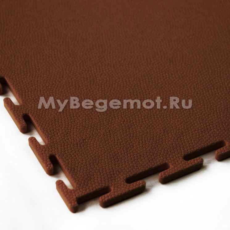 Модульное напольное ПВХ покрытие SENSOR BIT 5 мм, RAL 8025, коричневый.