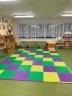 Мягкий пол, коврики-пазлы 50х50x2.0 см, жёлто-синие