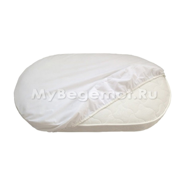 Наматрасник Valle Cotton Plus натяжной универсальный овал 75х125 (махра)