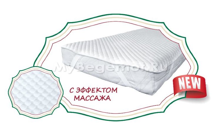 Наматрасник Vikalex Eco Lux резинка по углам универсальный (с эффектом массажа)